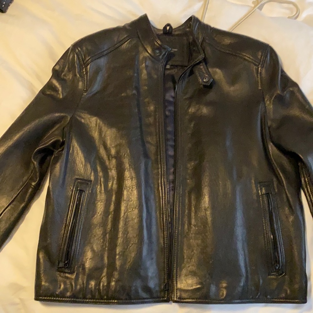 Brand New never worn Marc NY Mens 2xl leather coat